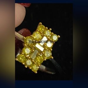 NWT/Genuine Yellow Diamond 1/2ctw